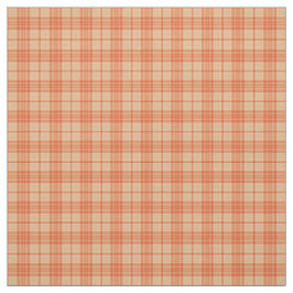 Herfst Licht Oranje Tartan Patroon Fabric Stof