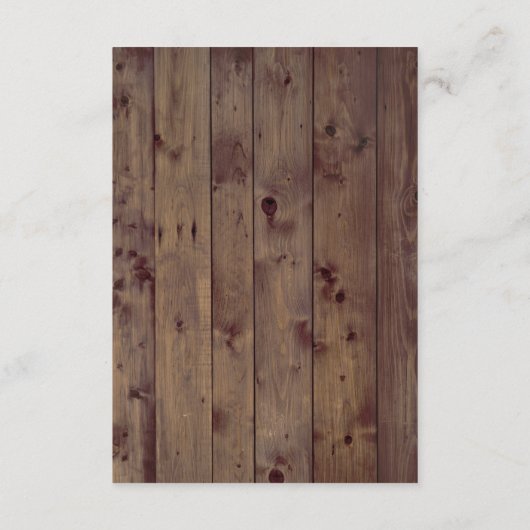 Herfst Lichten Herfstbladeren Trouwreceptie Informatiekaartje (Achterkant)