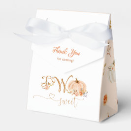 Herfst lief klein pompoen twee lief verjaardagsfee bedankdoosjes