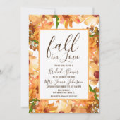 Herfst Liefde Groene Bruiloft Bridal Shower Rustie Kaart (Voorkant)