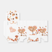 Herfst liefde herfst boxe gunst bedankdoosjes (Uitgevouwen)