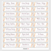 Herfst Liefde Herfst Foliage Gast Adresetiketten Sticker (Vel)