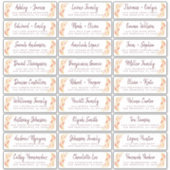 Herfst Liefde Herfst Foliage Gast Adresetiketten Sticker (Voorkant)