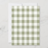 Herfst Liefde Pompoen Baby Shower Kaart (Achterkant)