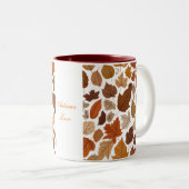 Herfst liefde tweekleurige koffiemok (Voorkant rechts)