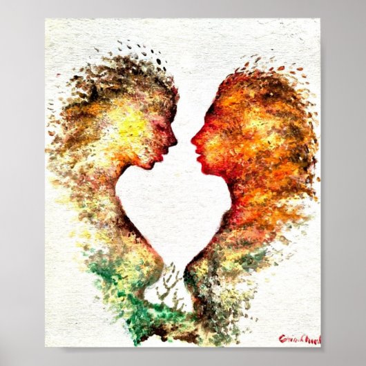 Herfst liefdesverhaal poster (Voorkant)