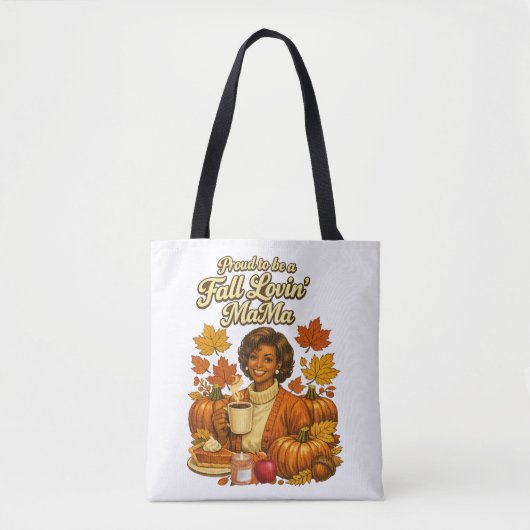 Herfst Liefhebbende MaMa Tote Bag (Voorkant)