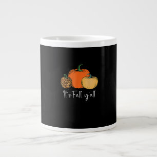 Herfst Lieve Halloween Pompoen Thanksgiving Het is Grote Koffiekop