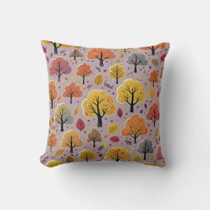 Herfst Lieve Landelijke Aquarel Loofwerk Herfstbom Kussen