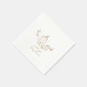 Herfst Li'l pompoen Baby shower Servet (Hoek)