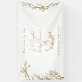 Herfst Li'l pompoen Baby shower Spandoek (Verticaal)