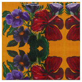 Herfst Lily Swirl Fabric Stof (Close Up)