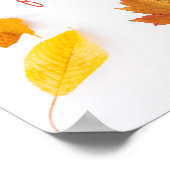 Herfst Literacy Poster Print (Hoek)
