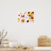 Herfst Literacy Poster Print (Keuken)