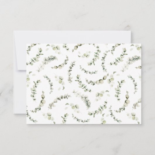 Herfst Little Blue Pumpkin Baby shower Foto Bedankkaart (Achterkant)