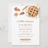 Herfst Little Cutie Pie is onderweg naar het Baby Kaart (Voorkant)