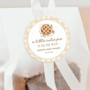 Herfst Little Cutie Pie is onderweg naar het Baby Ronde Sticker