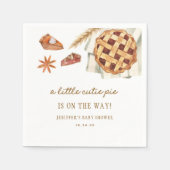 Herfst Little Cutie Pie is onderweg naar het Baby  Servet (Voorkant)