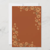 Herfst Little Cutie Pie Teddy Bear Girl Baby showe Kaart (Achterkant)