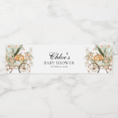 Herfst Little Pumpkin Autumn Baby shower Waterfles Etiket (Enkel label)