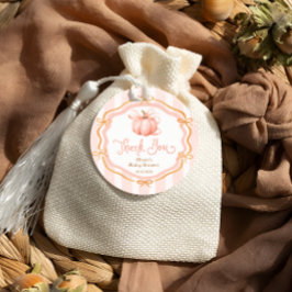 Herfst Little Pumpkin Baby shower Dank u Bedankjes Labels