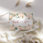 Herfst Little Pumpkin Baby shower Dank u wel Informatiekaartje