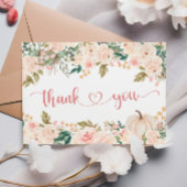 Herfst Little Pumpkin Baby shower Dank u wel Informatiekaartje