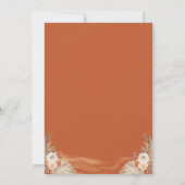 Herfst Little Pumpkin Baby shower Kaart (Achterkant)