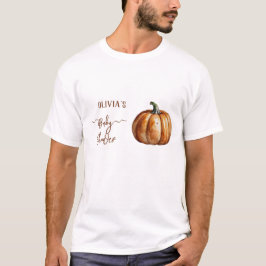 Herfst Little Pumpkin Baby shower T-shirt