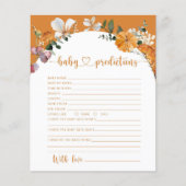 Herfst Little pumpkin floral baby predictions (Voorkant)