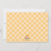 Herfst Little Pumpkin Foto Birthday Party Kaart (Achterkant)