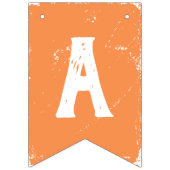 Herfst Little Pumpkin Happy Birthday Bunting Banne Vlaggetjes (Derde vlag)