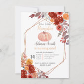 Herfst Little Pumpkin Herfst Verjaardag Herfst Pas Kaart (Voorkant)