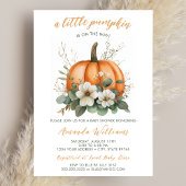Herfst Little Pumpkin op de weg Baby shower Kaart