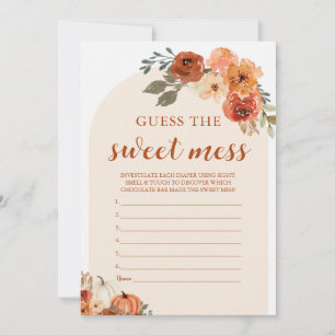 Herfst Little Pumpkin Raad de Sweet Mess Game Kaar Kaart