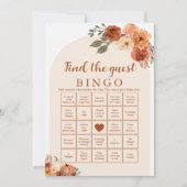 Herfst Little Vind het Gast Baby shower Bingo Game Kaart (Voorkant)