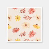 Herfst Little Wildflower Verjaardag of Douche Servet (Voorkant)