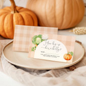 Herfst Lokaal gegroeid Hoe groot is mommys buik Informatiekaartje