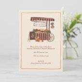 Herfst Lokaal Geteelde Baby Shower Uitnodiging | B (Staand voorkant)
