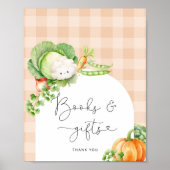 Herfst Lokaal geteelde boeren markt Boeken en gesc Poster (Voorkant)