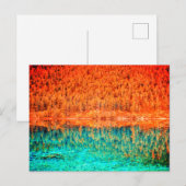 Herfst loof postkaart (Voorkant / Achterkant)