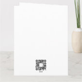 Herfst Loofwerk Kerstkaart Vouwkaart Kaart (Achterkant)