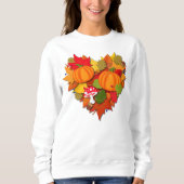 Herfst Love Heart Trui (Voorkant)