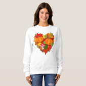 Herfst Love Heart Trui (Voorkant volledig)