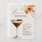 Herfst Love is het brouwen van Martini Vrijgezelle Kaart (Voorkant)