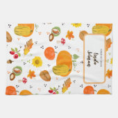 Herfst Lover Keuken Handdoeken met Pompoenen (Horizontaal)
