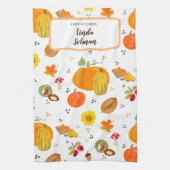 Herfst Lover Keuken Handdoeken met Pompoenen (Verticaal)