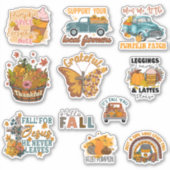 Herfst Lover Sticker Pack (Voorkant)