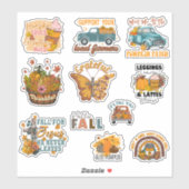 Herfst Lover Sticker Pack (Vel)