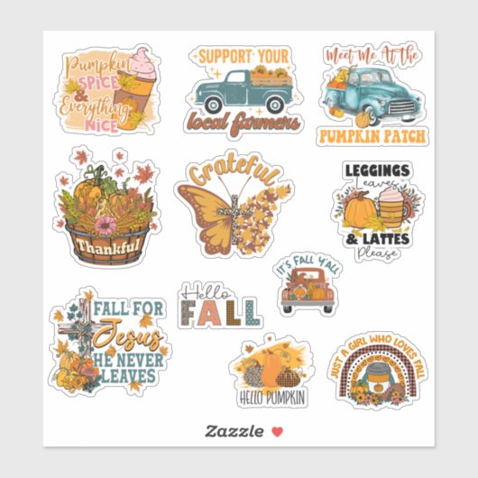 Herfst Lover Sticker Pack (Vel)